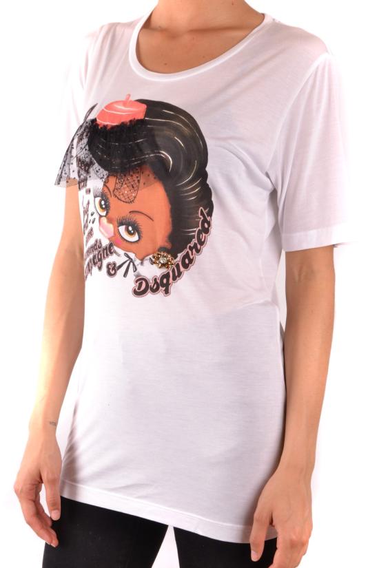 디스퀘어드2 반팔 티셔츠 S22040 S72GC0761 white - DSQUARED2