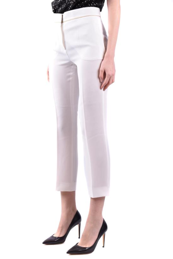  막스마라 스트레이트 팬츠 11310117000 000 001 white - MAX MARA