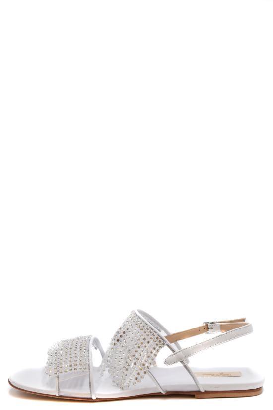  폴리플럼 샌들 0163477 white - POLLY PLUME