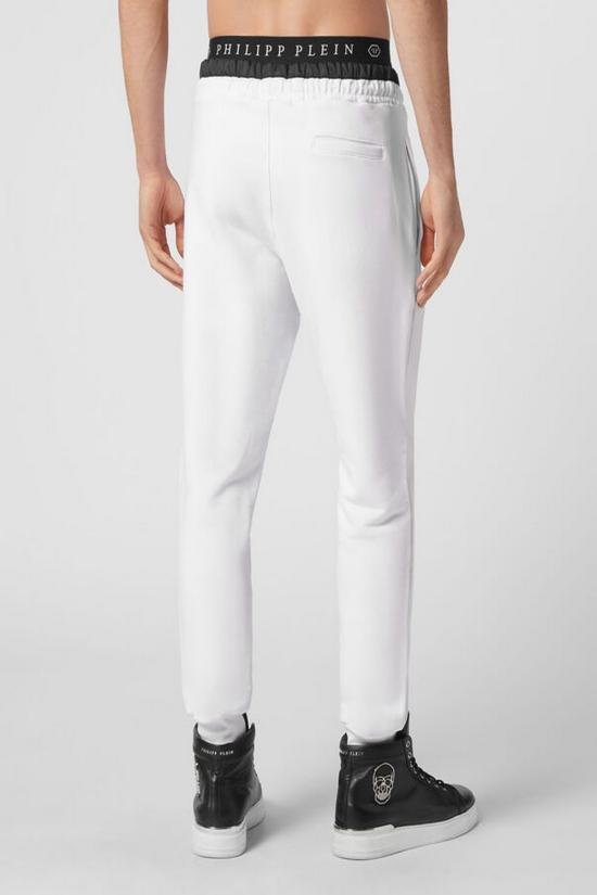  필립 플레인 트레이닝/조거 팬츠 SACC MJT2073 PTE003N white - PHILIPP PLEIN