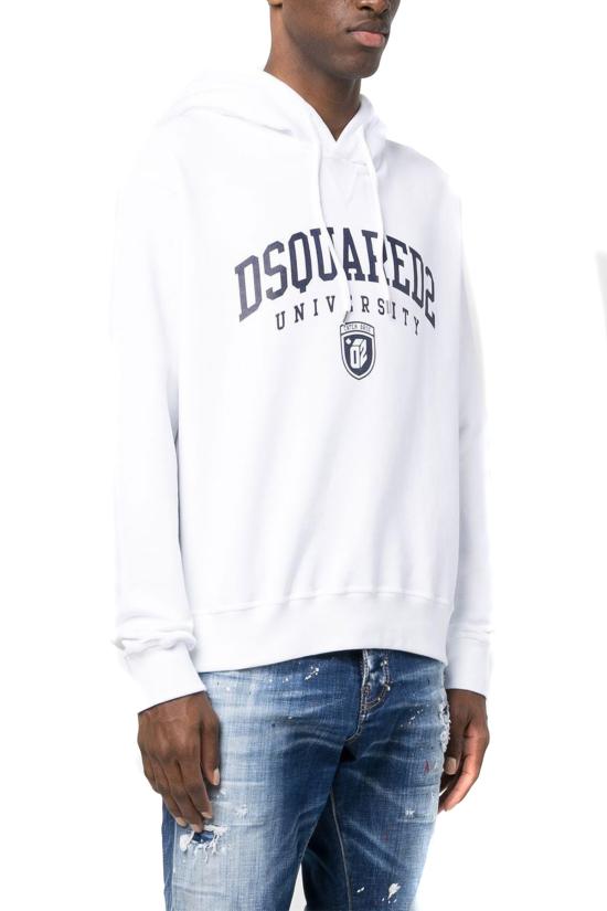  디스퀘어드2 후드 티셔츠 S74GU0744 S25516 100 white - DSQUARED2
