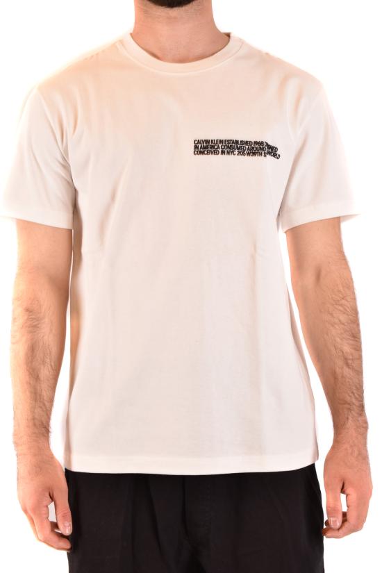  캘빈클라인 반팔 티셔츠 81MWTA85 C182 101 white