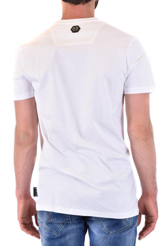  필립 플레인 반팔 티셔츠 1MTK4348PJY002N0109 white - PHILIPP PLEIN