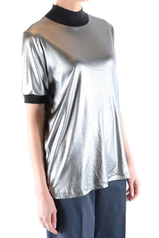  파비아나 필리피 반팔 티셔츠 Y092 561TA17 silver - FABIANA FILIPPI