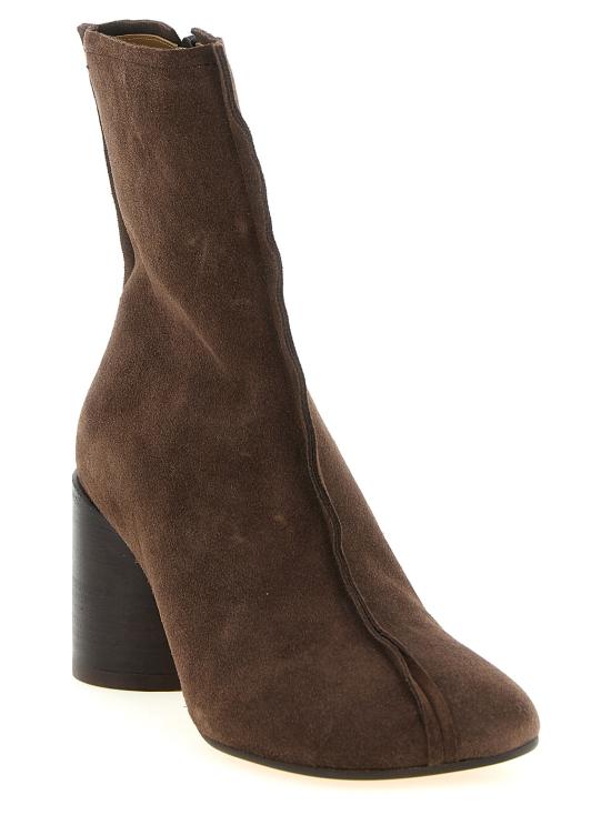 26FW MM6 메종마르지엘라 부츠 해부학적  및 앵클  브라운 - MM6 MAISON MARGIELA