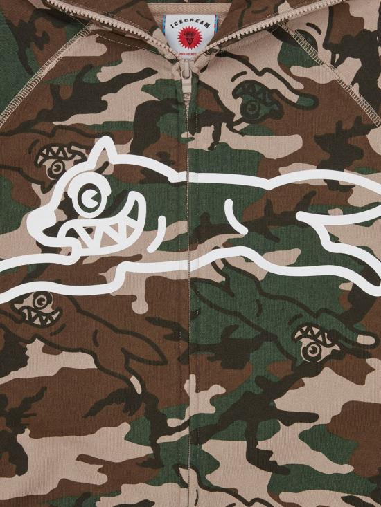 26FW 아이스크림 후드 티셔츠 IC24S38 MULTI CAMOUFLAGE - ICECREAM