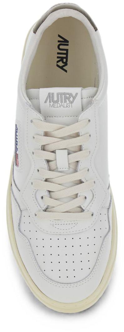 26FW 오트리 메달리스트 로우 스니커즈 AULMLL28 WHITE - AUTRY