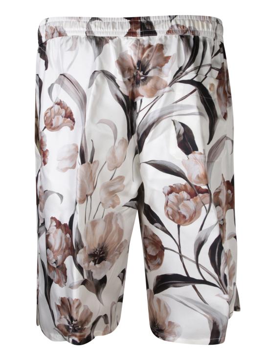 25FW 돌체앤가바나 숏팬츠 GV37AT IS1UW HA5BW White - DOLCE & GABBANA