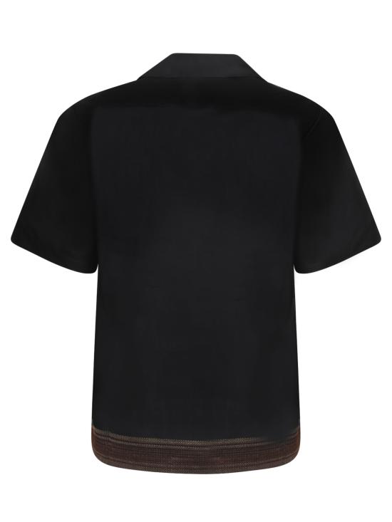 25SS 콤마스 반팔 셔츠 RS25CS021E 537 BLACK - COMMAS