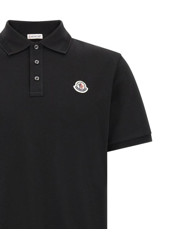 26FW 몽클레어 폴로 티셔츠 L20918A0001184556999 Black - MONCLER
