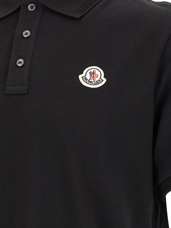 26FW 몽클레어 폴로 티셔츠 L20918A0001184556999 Black - MONCLER