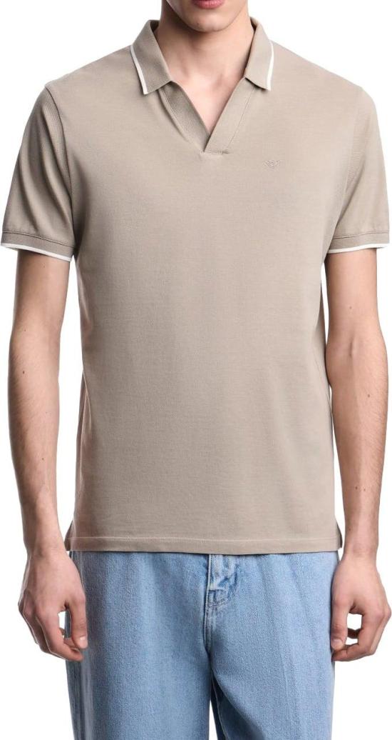 26SS 엠포리오 아르마니 폴로 티셔츠 EM005852AF12955U6161 BEIGE - EMPORIO ARMANI
