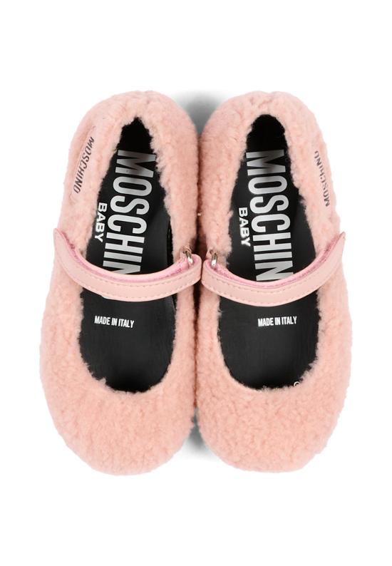 26FW [키즈] 모스키노 플랫 슈즈 84081 VAR2 PINK - MOSCHINO