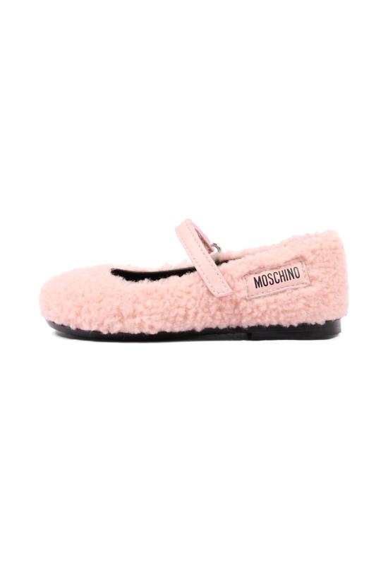 26FW [키즈] 모스키노 플랫 슈즈 84081 VAR2 PINK - MOSCHINO
