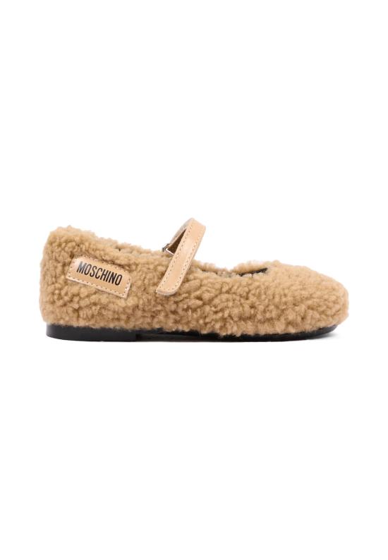 26FW [키즈] 모스키노 플랫 슈즈 84081 VAR1 BEIGE
