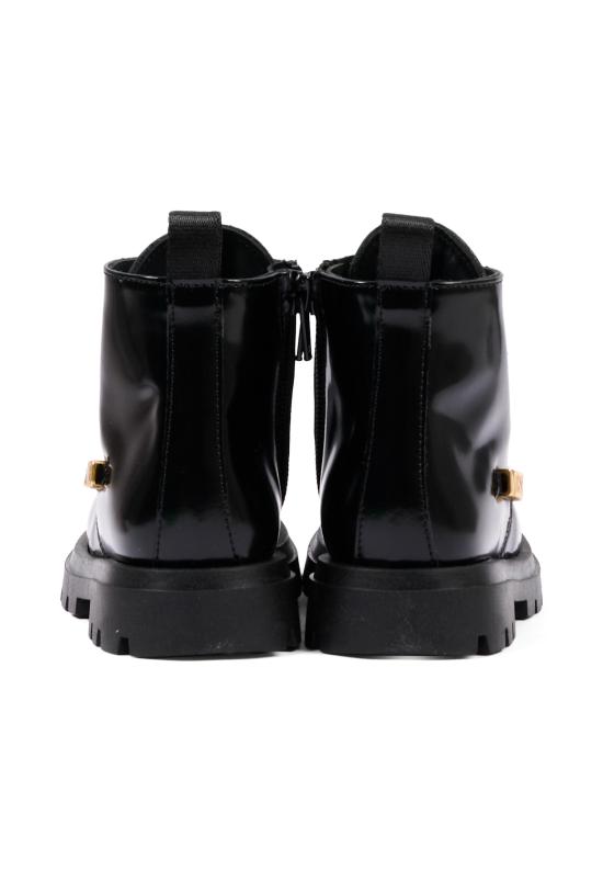26FW [키즈] 모스키노 미들 부츠 84152 VAR3 BLACK - MOSCHINO