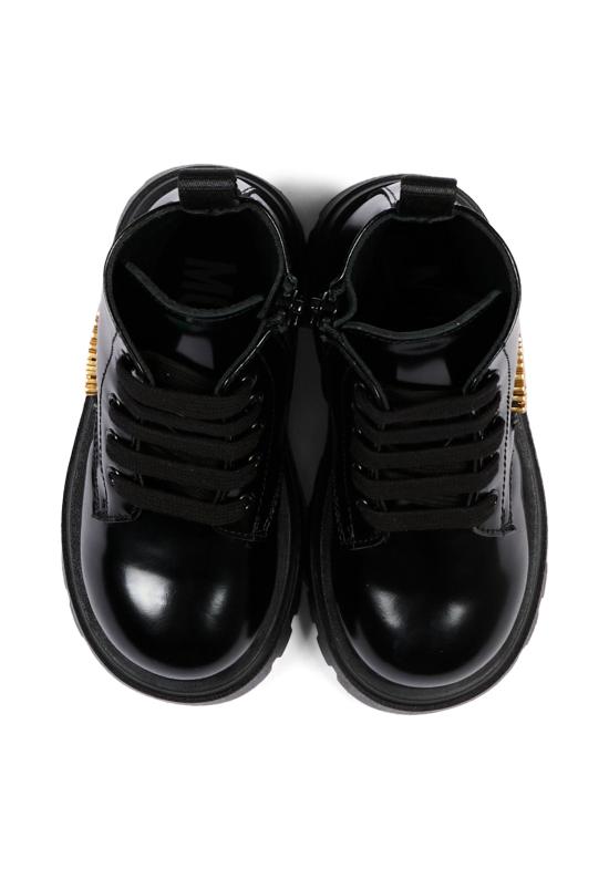 26FW [키즈] 모스키노 미들 부츠 84152 VAR3 BLACK - MOSCHINO