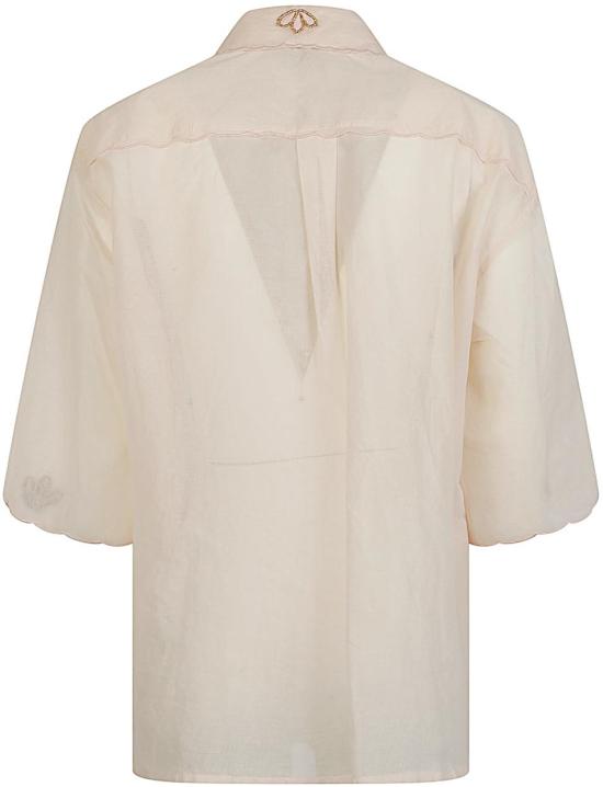 26SS 포르테포르테 블라우스 14852MYSHIRTNUDE WHITE - FORTE FORTE