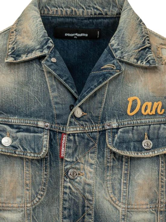 26FW 디스퀘어드2 데님 자켓 S74AM1730D30011470 BLUE - DSQUARED2