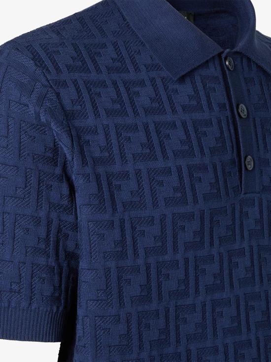 26FW 펜디 폴로 티셔츠 FZC162AUW0F0QA2 BLU - FENDI