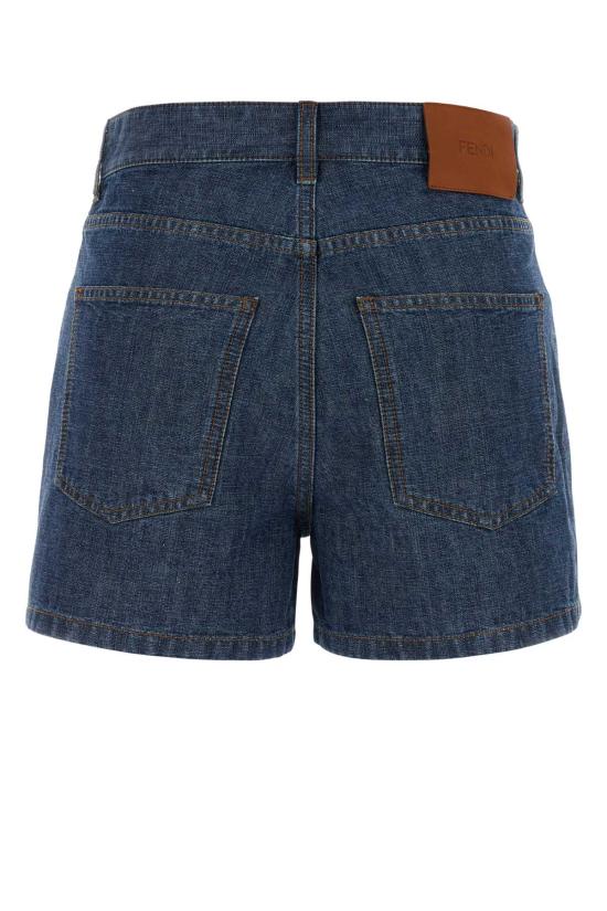 26FW 펜디 데님 숏팬츠 FLP861AW8HF0QB0 BLU - FENDI