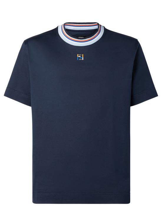 26FW 펜디 반팔 티셔츠 FY0936AUIAF0PTH BLU