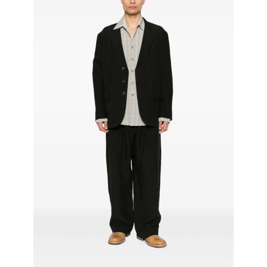 26FW 지기 첸 스트레이트 팬츠 0M2620515 04 BLACK - ZIGGY CHEN
