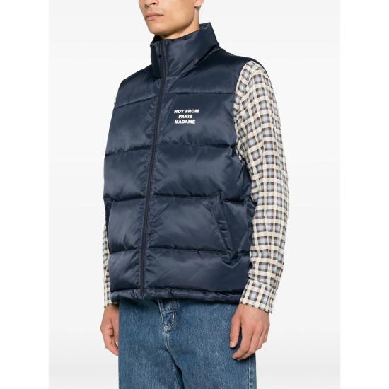 26FW 드롤드무슈 패딩 조끼 PERM CT153 PA031 NAVY BLUE - DROLE DE MONSIEUR