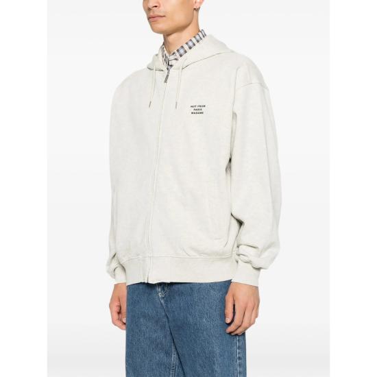26FW 드롤드무슈 후드 티셔츠 PERM HO207 CO312 GREY - DROLE DE MONSIEUR