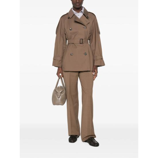 26FW 막스마라 더 큐브 트렌치 코트 MTCCAROLINE 251 011 BROWN - MAXMARA THE CUBE