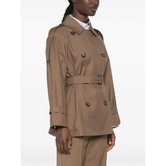 26FW 막스마라 더 큐브 트렌치 코트 MTCCAROLINE 251 011 BROWN - MAXMARA THE CUBE