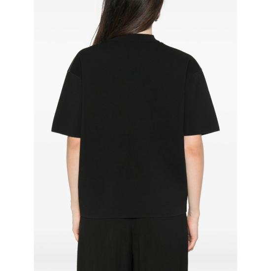 26FW 막스마라 스튜디오 반팔 티셔츠 MSTSEGALE 010F 003 BLACK - MAX MARA STUDIO