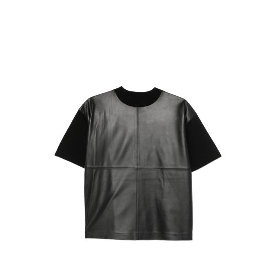 26FW 막스마라 스튜디오 반팔 티셔츠 MSTSEGALE 010F 003 BLACK
