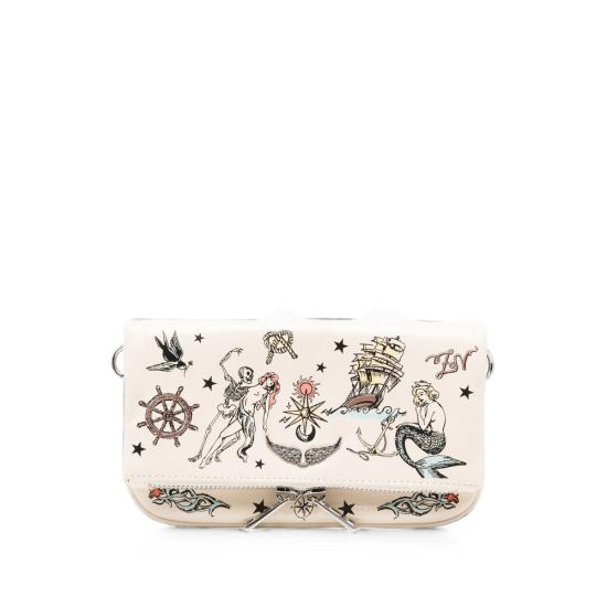 26FW 자딕앤볼테르 클러치/파우치 LWBA04387 FLASH NEUTRALS