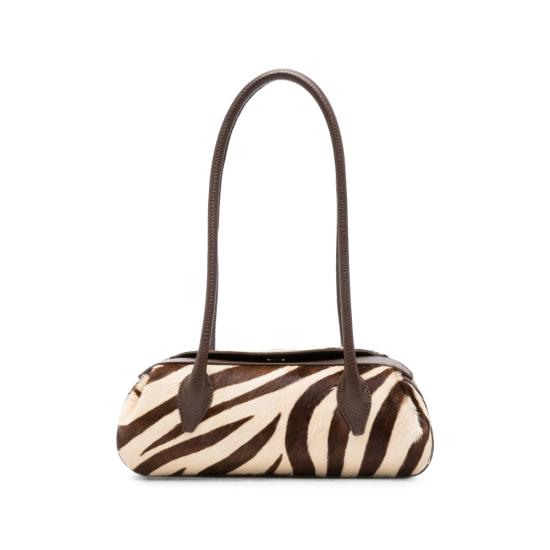 26FW 유제피 숄더백 OYSTER SHOULDE PONY SAVAN BROWN