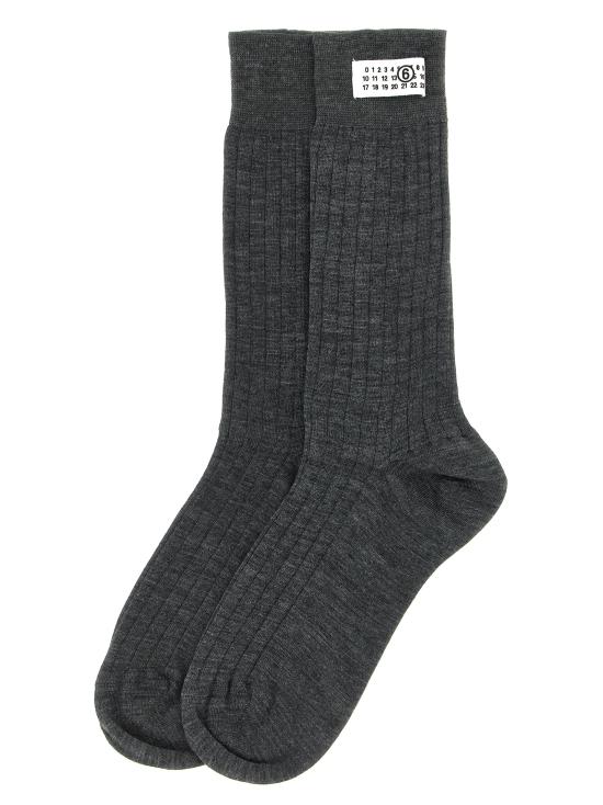 26FW MM6 메종마르지엘라 양말 S52TL0040M13295860M Gray - MM6 MAISON MARGIELA