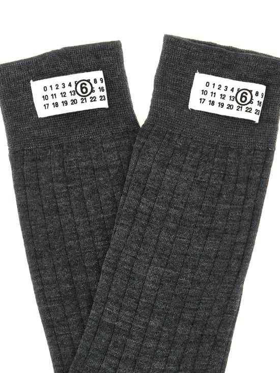 26FW MM6 메종마르지엘라 양말 S52TL0040M13295860M Gray - MM6 MAISON MARGIELA