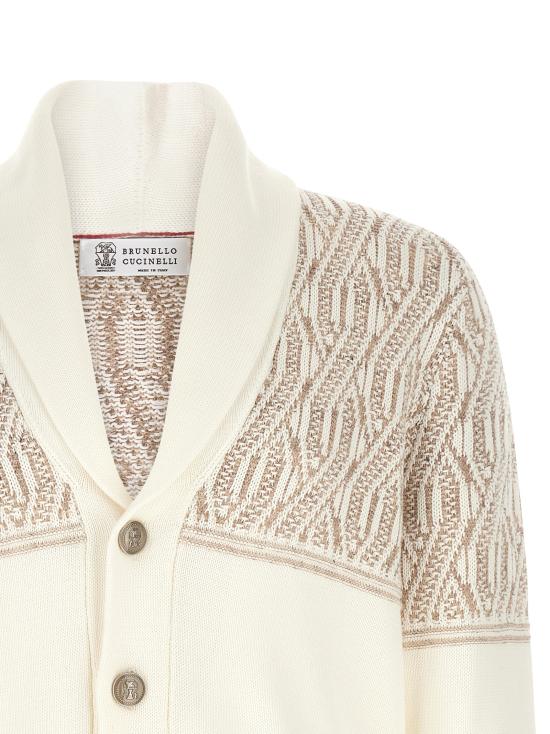 26SS 브루넬로 쿠치넬리 가디건 M28709406CPK51 Beige - BRUNELLO CUCINELLI