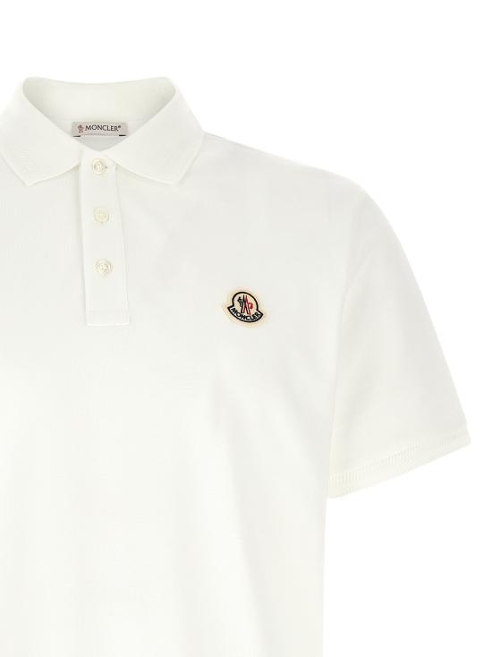 26FW 몽클레어 폴로 티셔츠 L20918A0001184556002 White - MONCLER