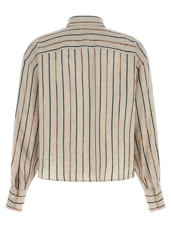 26SS 브루넬로 쿠치넬리 셔츠 MM633RF506C200 Beige - BRUNELLO CUCINELLI
