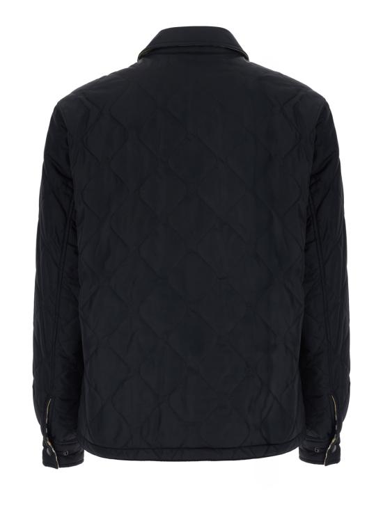 26FW 버버리 리버시블 퀼티드 나일론 오버셔츠 8115788A1189 Black - BURBERRY