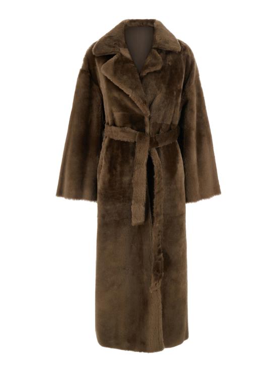 26FW 아르마 무스탕 111L26608002TEAK Brown