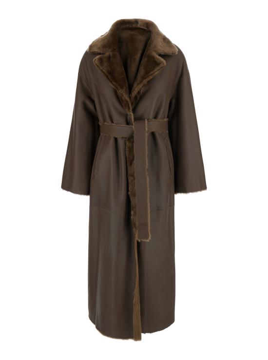 26FW 아르마 무스탕 111L26608002TEAK Brown - ARMA