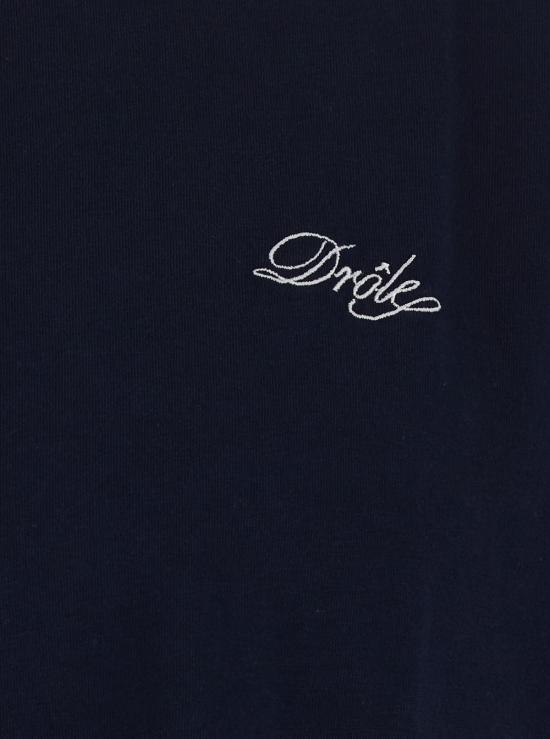 26FW 드롤드무슈 반팔 티셔츠 LTS324CO311NY Blu - DROLE DE MONSIEUR