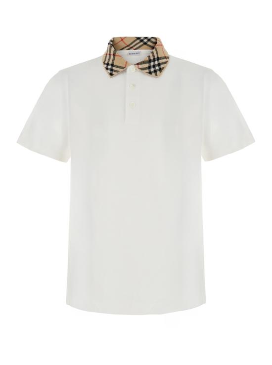 26FW 버버리 폴로 티셔츠 8126966B7078 White