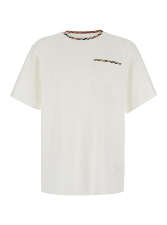 26FW 버버리 반팔 티셔츠 8127629B7078 White
