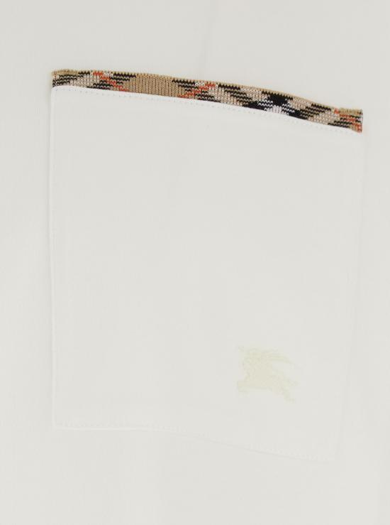 26FW 버버리 반팔 티셔츠 8127629B7078 White - BURBERRY