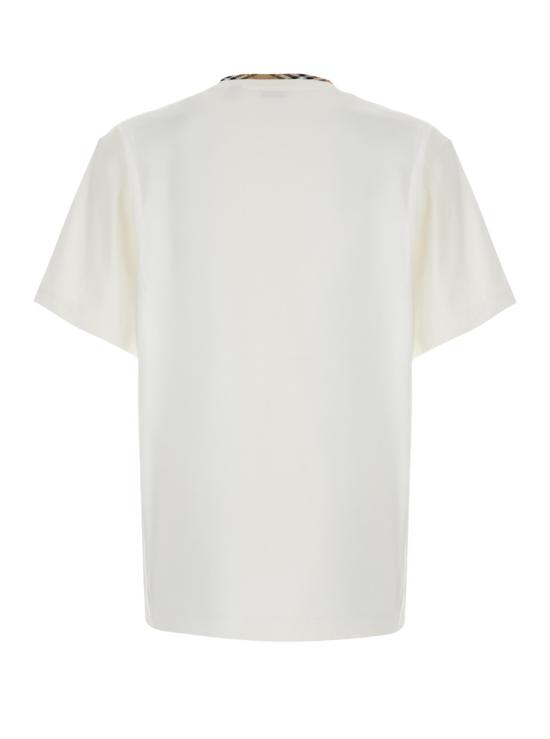 26FW 버버리 반팔 티셔츠 8127629B7078 White - BURBERRY