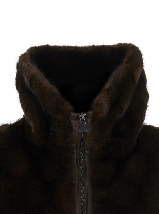 26FW 핑코 무스탕 106939A3C5M11 Brown - PINKO