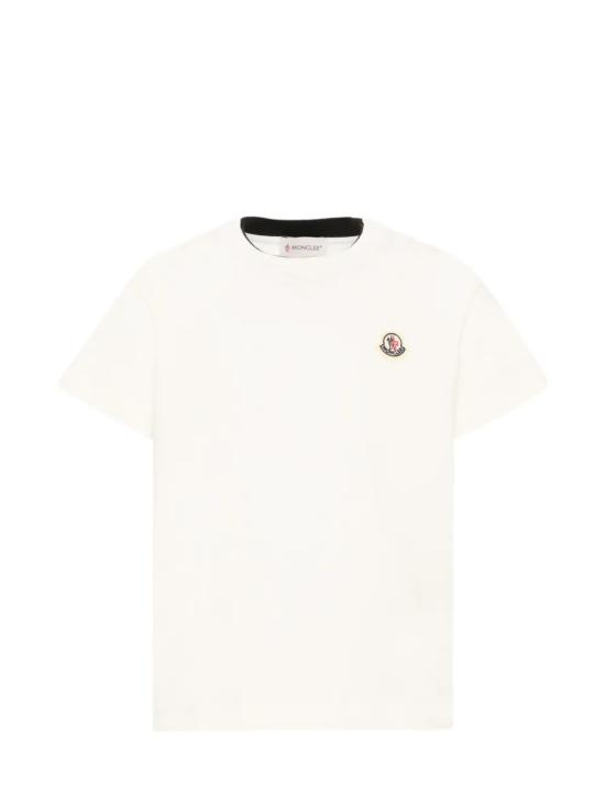 26FW [키즈] 몽클레어 티셔츠 L29548C00008 89AFV034 WHITE